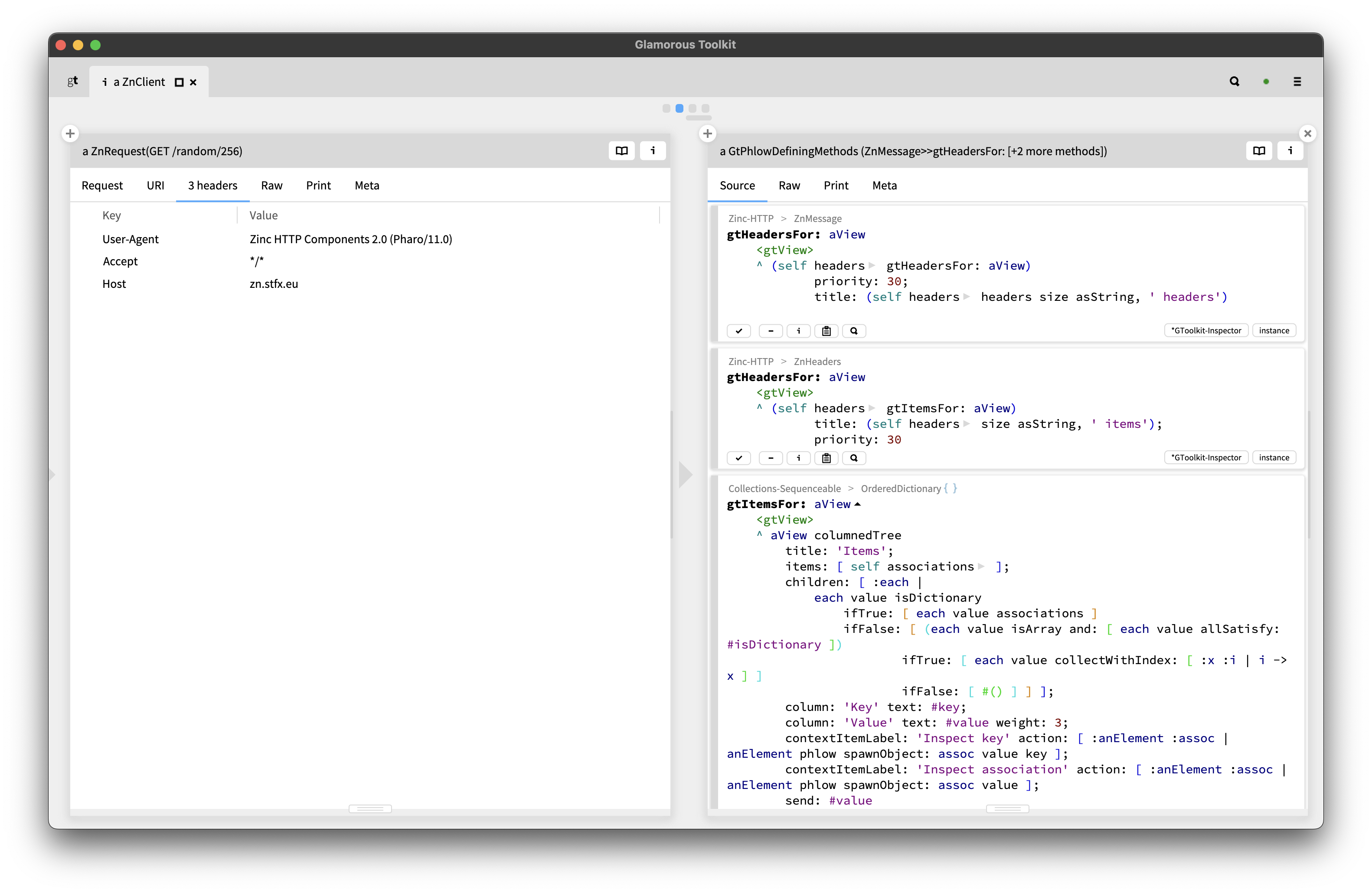 Zinc HTTP Headers Source