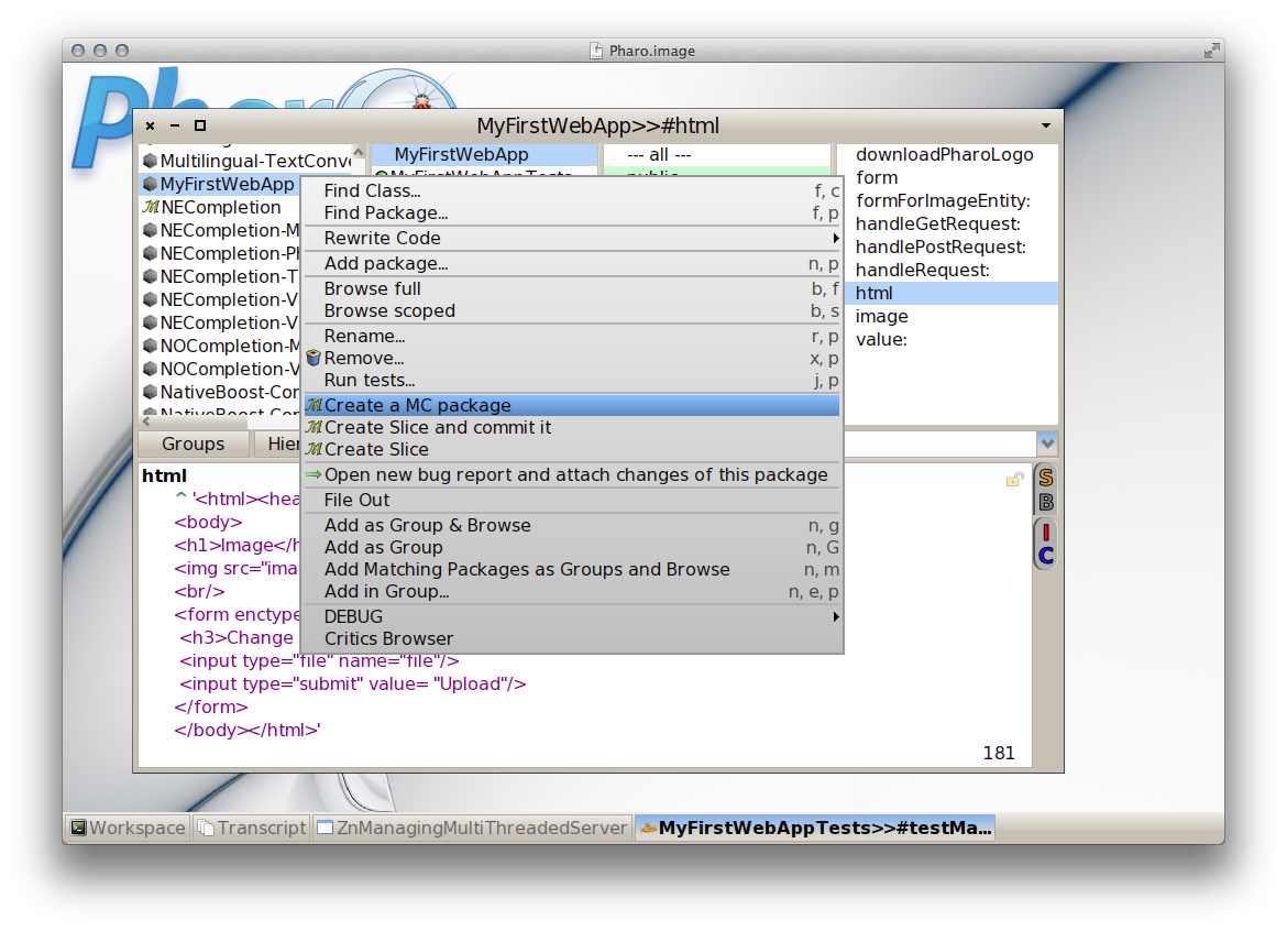 Creating a Monticello package